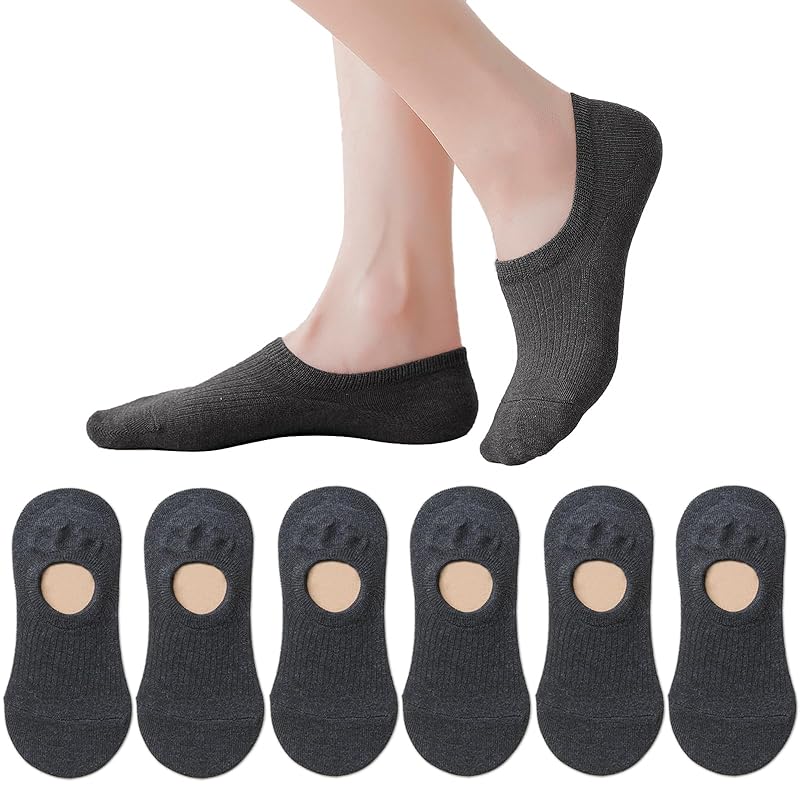 

[Caudblor] ladies for summer shallow mouth ankle socks I can t take it off foot cover socks for pumps cotton ventilation 22-25cm 6 pair set