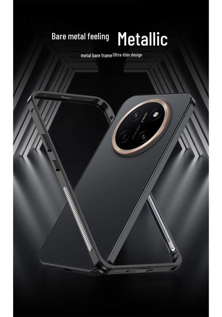 Honor X80 Pro Max Aluminum Frame Phone Case - Heat Dissipation, Drop Protection, Bare Metal Feel, Fashionable Design