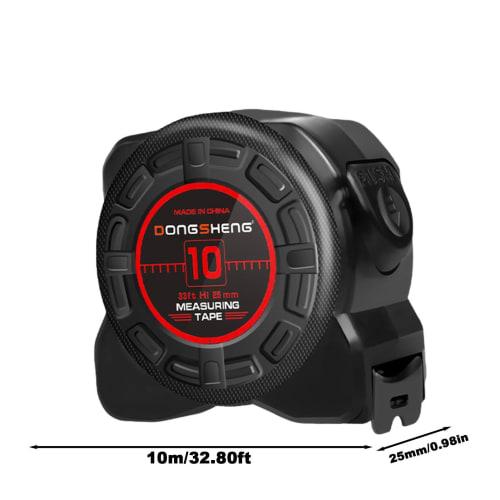 Magnetic Tape Measure, Magnetic Tape Measure - Clear Scale Steel Measuring Tape | Black Gold Steel Tape Measure, Black Gold Self-Locking Steel Tape Me