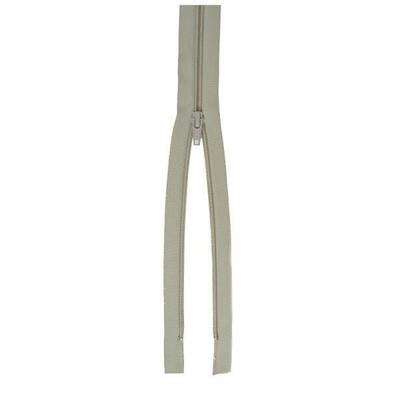 Separable Zipper - Prym - 60 Cm - Spiral Nylon - 6 Mm - Light Grey