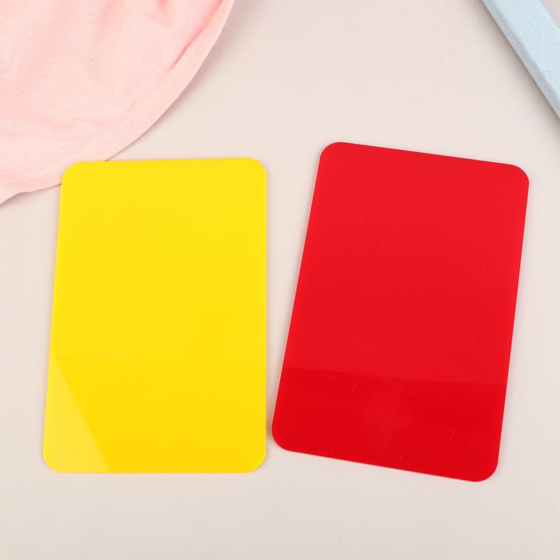 Cva Volleyball Referee Card Srfc0 Red And Yellow Cards Official Size 10X15Cm Designated Penalty Equipment For Match