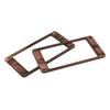 2PCS Wood Color Humbucker Pickup Frame Wood Double Coil Mounting Ring  For Guitarists And Luthiers