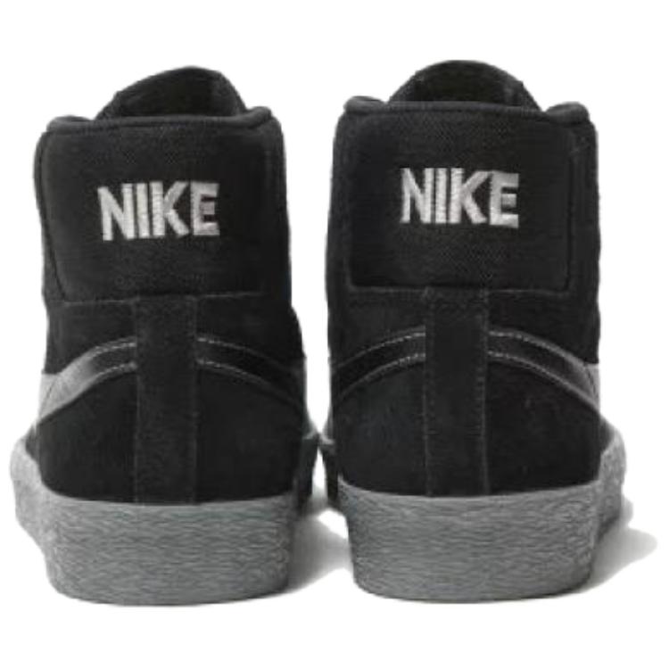 Nike Sb Blazer Zoom Mid Black/Black/Metallic Pewter 876872-006