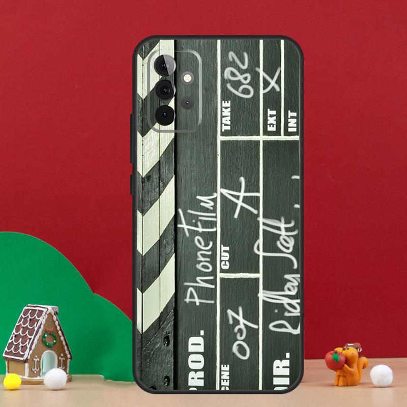 

Film Movie maker Clapperboard Take Case For Samsung Galaxy A56 A33 A13 A36 A23 A52 A32 A12 A54 A34 A14 A16 A53 A15 A35 A55 A17 Samsung A33 5G
