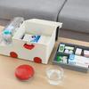 Ambulance Shape Sundries Storage Boxs Large Capacity Pill Box Case  Medical Classification