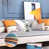 Affordable Luxury Style Waterproof Anti-Cat's Paw Three-Proof Faux Leather Sofa Cushion Four Seasons Universal Modern Simple Solid Color Sofa Covers