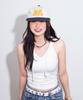 Pimadajiwin Bbi Collabo Applique Camp Cap [Ivory/Navy]