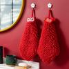 Quick-Drying Hands Towel Dry Soft Hanging Hands Towel Bathroom Accessories