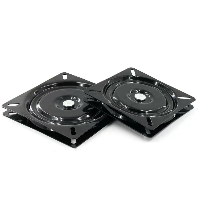 Base Girevole Robusta per Sedia 6"/4" Rotazione 360° Cuscinetto a Sfere Piatto Girevole per Sgabelli da Bar Accessori per Mobili