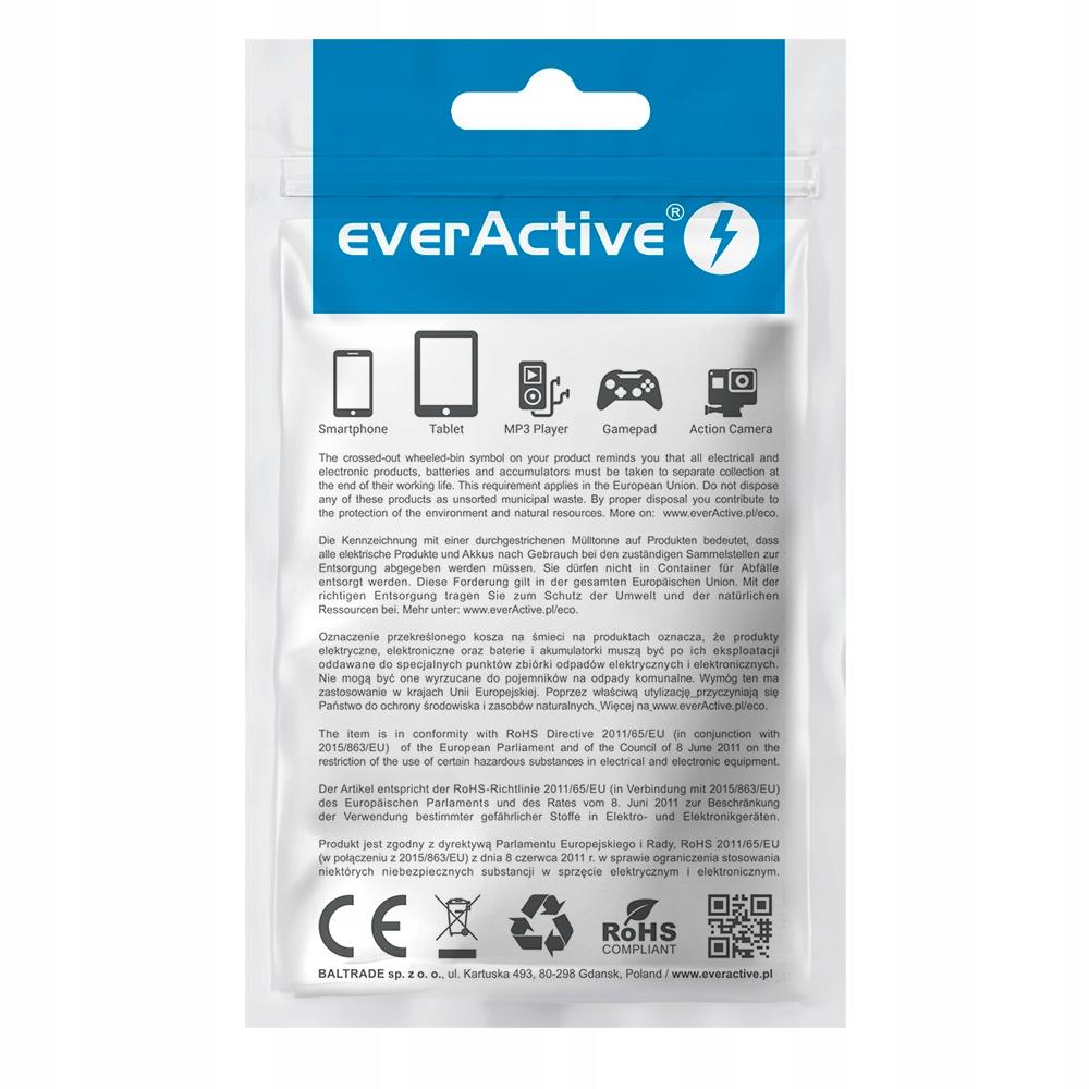 USB-C -> USB-C Cable everActive CBB-1PDL 1m 60W Built-in Display Black