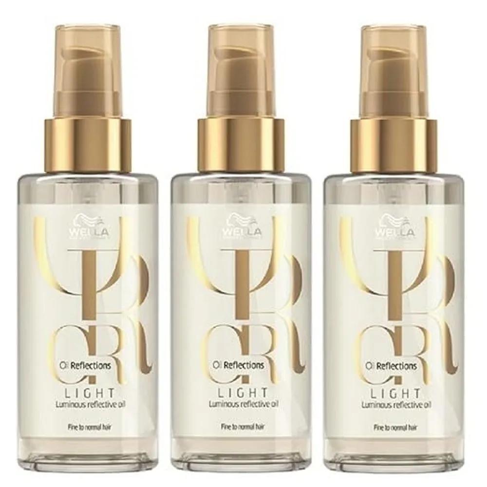 Wella Professional Масло для блеска Reflection Light Oil 100 мл (3 бутылки)