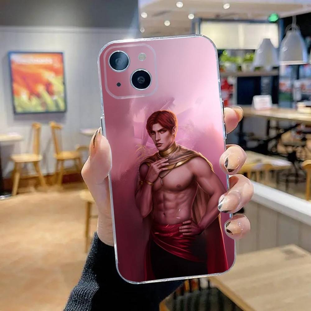 

Чехол для телефона Game R-Romance C-Club для iPhone 16,15,14,13,12,11 Pro,Max,Plus,X,XS,XR,SE,Mini Прозрачный силиконовый мягкий iPhone13mini
