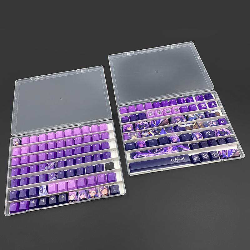 Keycap Storage Box Tray Mechanical Keyboard Keycap Transparent Dustproof Display Box