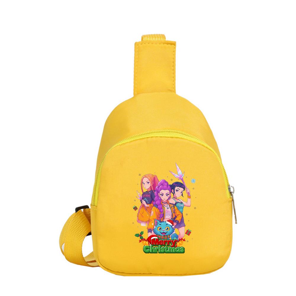 K-Pop Demon Hunters Printed Shoulder Bag Crossbody Bag Kawaii Portable Compact Storage Bag Crossbody Pouch Kid Birthday Christmas Gift