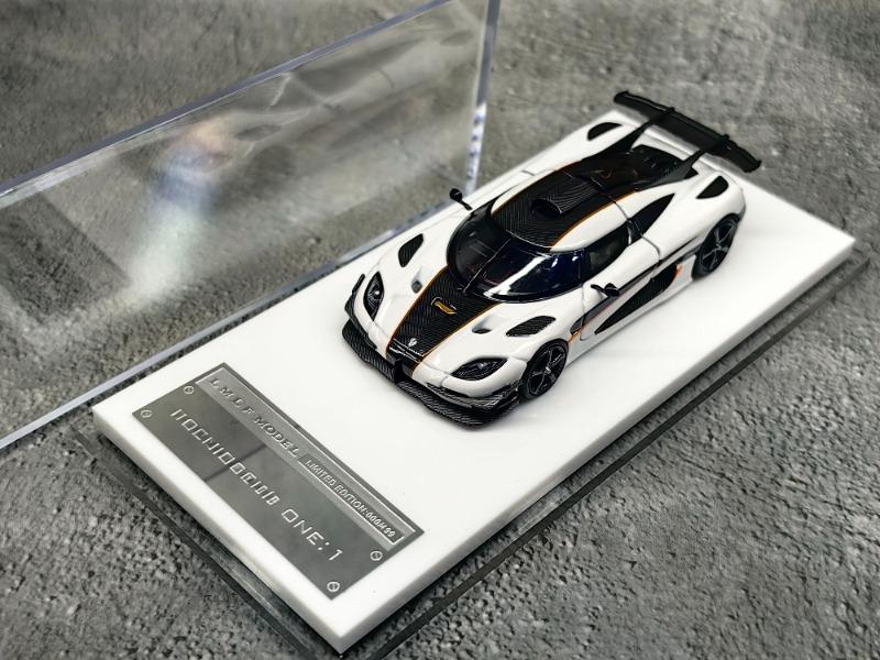 

LMLF 1/64 One1 Alloy Diecast Moldel Car Classic Collection Gift Display Vehicle білий