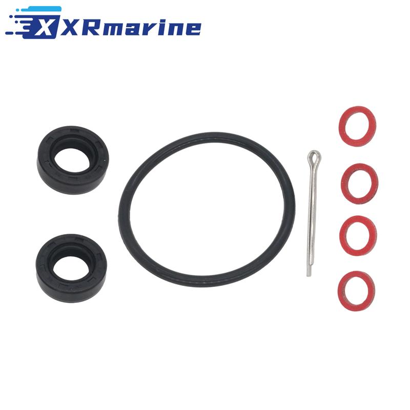 Unterwassergehäuse Dichtungssatz mit Propellerwellen-Öldichtung für Yamaha Außenbordmotor 2,5 4 5 6 PS 93101-13M12-00 93210-48214-00 18-4698
