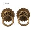 For DIY Projects For Home Decor Ring Diameter 3.5cm Antique Copper Handles Cabinet Handles Small Ring Diameter