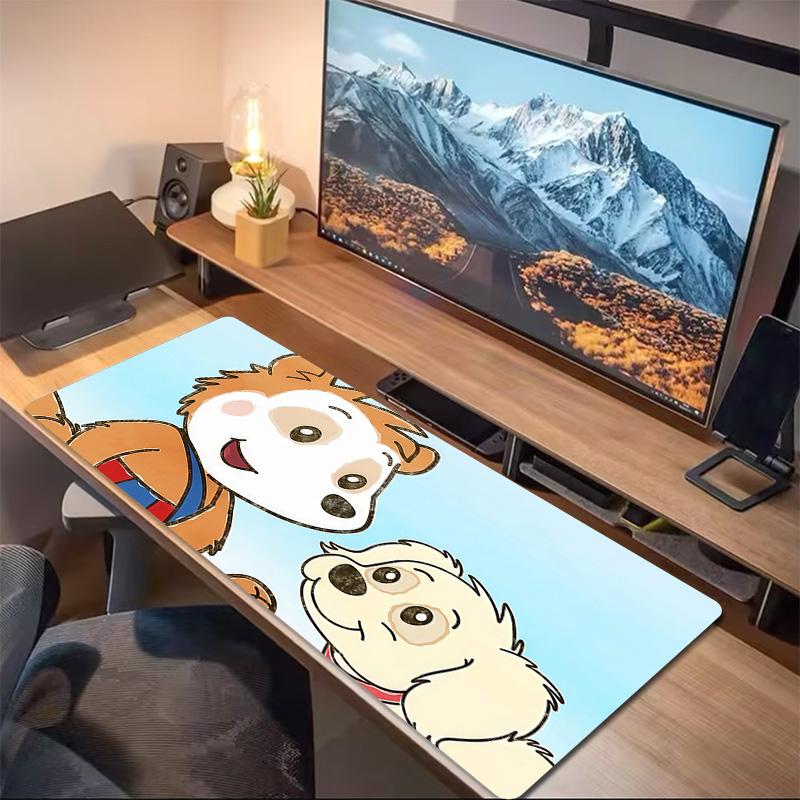 Bobo Siebenschläfer Print  Cushion Non-slip Laptop Tablet Big Mousepad XXL Mat Mini PC Playmat With Lock Edge