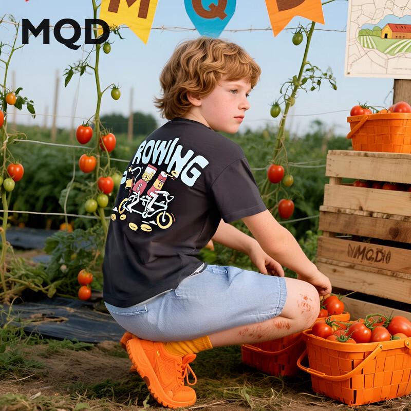 

MQD Boys Summer Academy Style Loose Denim Capri Jeans 120cm