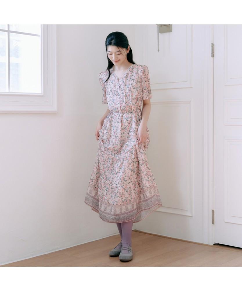 THURSDAY ISLAND Big Flower Long Dress_T264Mop237W