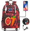 USB Charging Backpack for Teen Students Travel Laptop Daypack 67 Gourmet Style Lightweight Water-Resistant Large Capacity