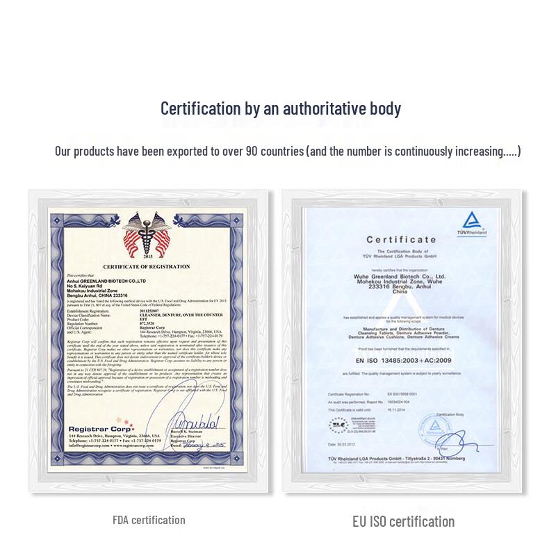 Yakelin Denture Cleaning Tablets