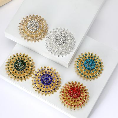 Creative Rhinestone Brooch Alloy Fashion Corsage Women'S Clothing Accessories