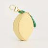 Fruit Coin Wallet Lemon Strawberry Zippered Purse Fruit Faux Leather Bag Mini Purse for Coins Lipsticks Street Daily Outings