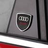 1/2 stk Metall Bil Skjold Logo Side Karosseri Bakluke Klistremerke For Audi A1 A3 A4 A5 A6 B5 B6 B7 B8 C5 C6 C7 A7 A8 Q3 Q5 Q7 TT 8V Dekal