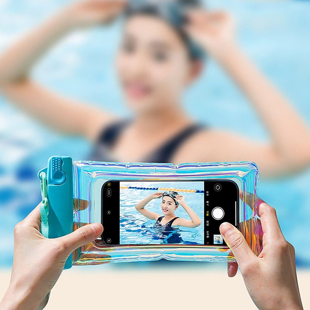 Touchscreen Waterproof Phone Case Shockproof Phone Cover Durable Drifting Phone Bag  Swim