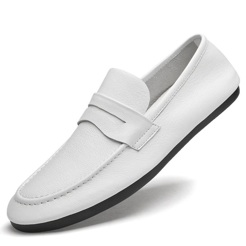 

Маленькие кожаные туфли весна и осень педали кожаные туфли низкие ленивые туфли туфли Дуду 44