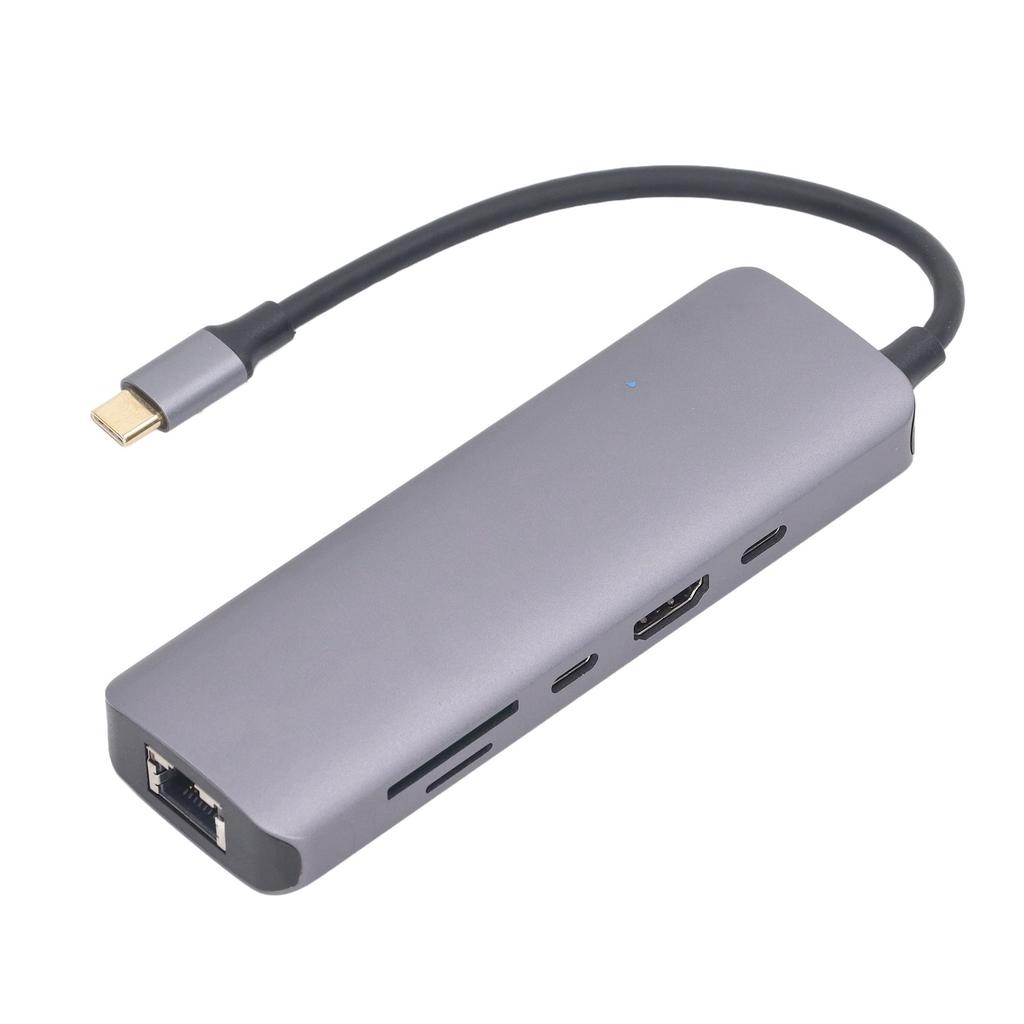 Hub tip C de mare viteză Plug and Play Multiport Docking Station pentru Switch Laptop Phone Tablet 9 în 1