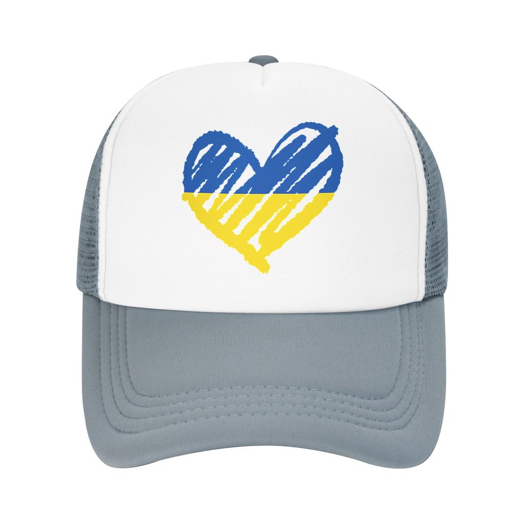 Ukraine Flag Sunflower Ukrainian Mesh Baseball Caps Adult HipHop Sun Caps  Hat Adjustable Summer Trucker Caps