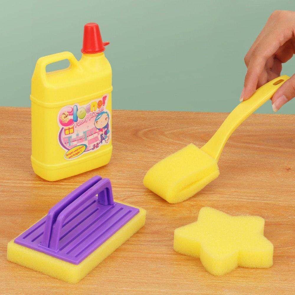 Broom Brush Pretend Play Cleaner Tools Simulation Housekeeping Playset  Housework Supplies