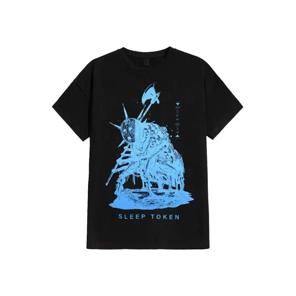 

2025 SS S-sleep Tokens Metal Band бавовняна футболка унісекс чоловіки жінки літо негабаритні короткий рукав повсякденні вінтажна мода ретро футболка XXXL
