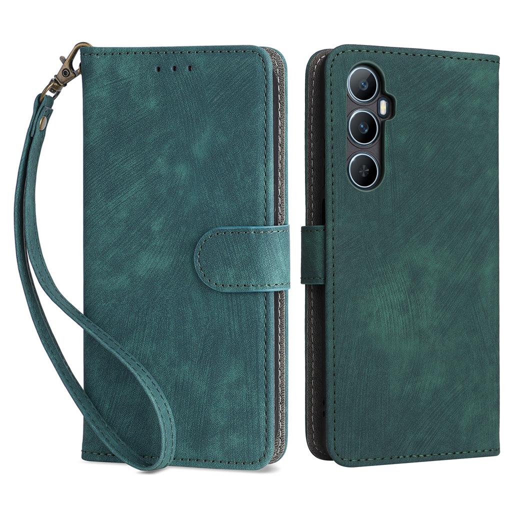 Etui dla Realme C65 4G z blokadą RFID, podstawką i magnetycznym zamknięciem