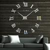 Moderne römische Ziffern Wanduhr DIY Wandornament Haus Büro Hotel Dekoration Geschenk