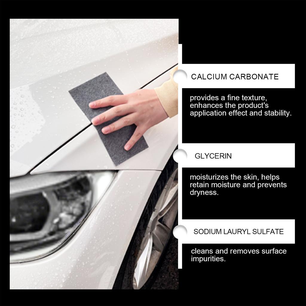 HOMONTH Car Scratch Repair Kit Gentle Clean Care Scratch Remover Polish Paste Auto Detailing Supplies