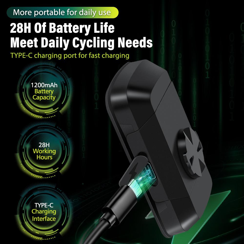 NEWBOLER Ciclocomputador Inalámbrico GPS Velocímetro de Bicicleta MTB Bicicleta de Carretera Impermeable Recargable por USB Accesorios para Bicicleta