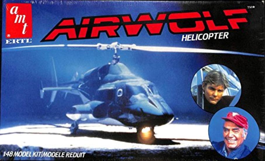 

AMT ERTL Airwolf Helicopter Plastic Model Kit 148 #6680