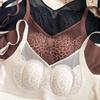 Women Seamless Underwear Sexy Lace Push Up Bra Fashion Leopard Print Wire Free Bras High Quality Thin Cup Breathable Lingerie