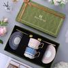 Shangqi Light Luxury Ceramic Coffee Cup & Saucer Set