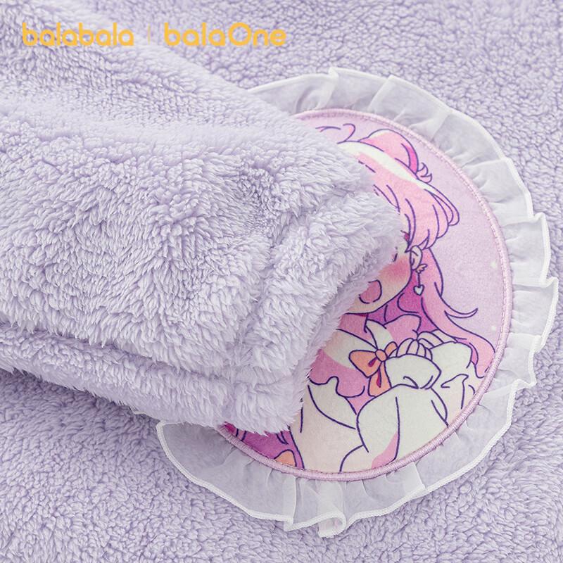 BalaBalaOne Girl's Coral Fleece Warm Pajama Set