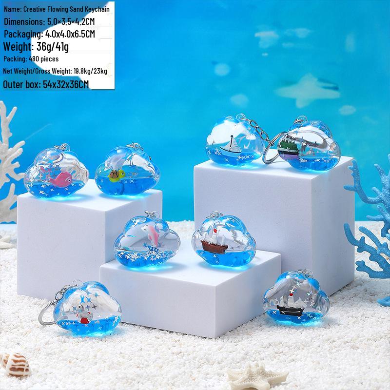 Panda Glitter Liquid Motion Hourglass - Decompression Toy & Acrylic Decoration Gift