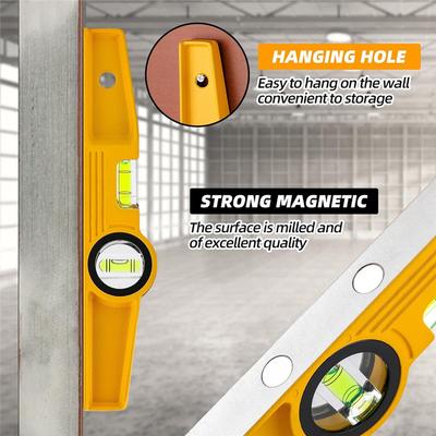 Deals 10Inch Diecast Magnetic Level, Magnetic Professional Scaffolding Spirit Level