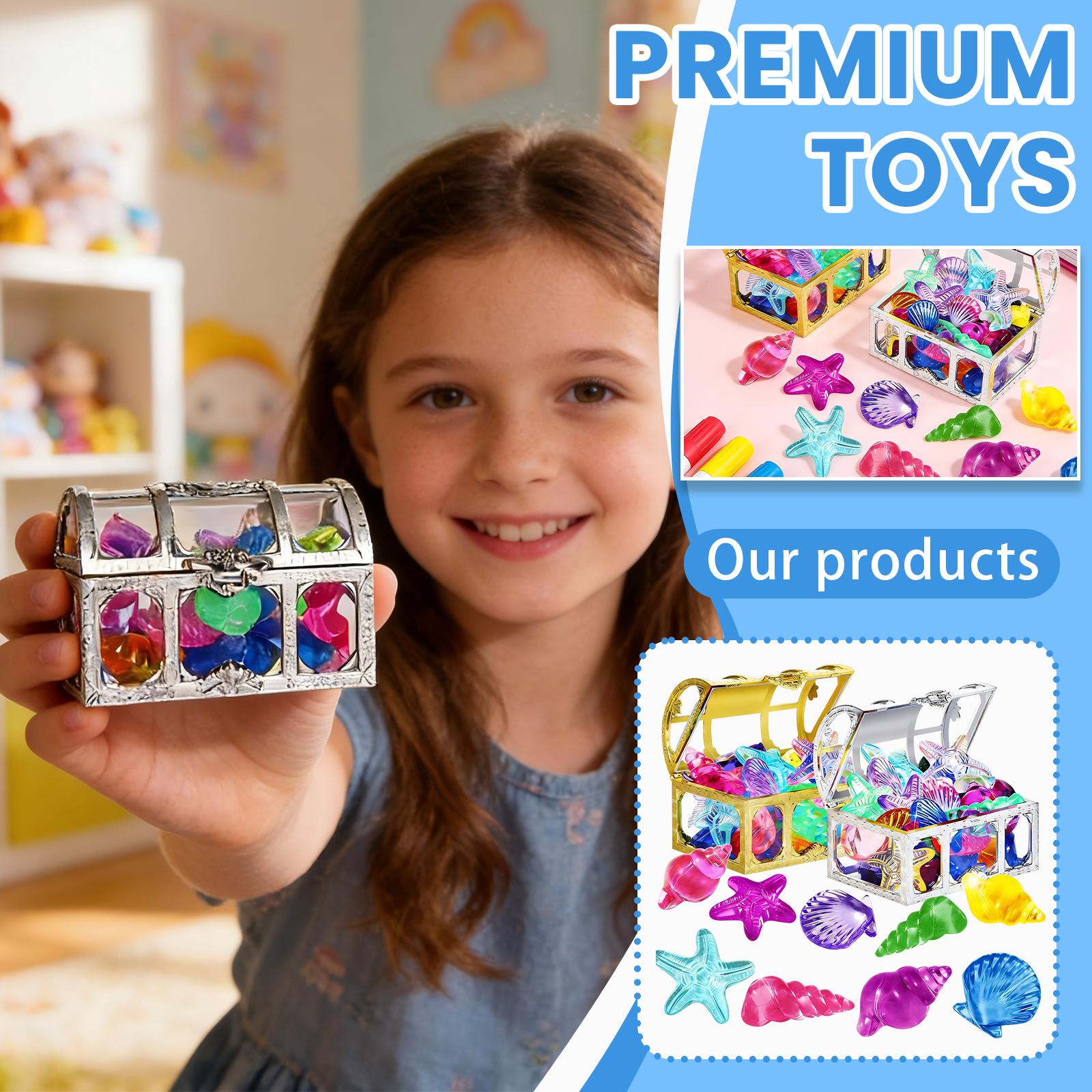Summer Children S Diving Gemstone Toy Set, Swimming Pool Game Toy Set One Size