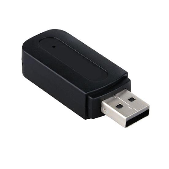 Adattatore Ricevitore Audio Stereo Musicale Aux Wireless Bluetooth-compatibile per Auto con Microfono
