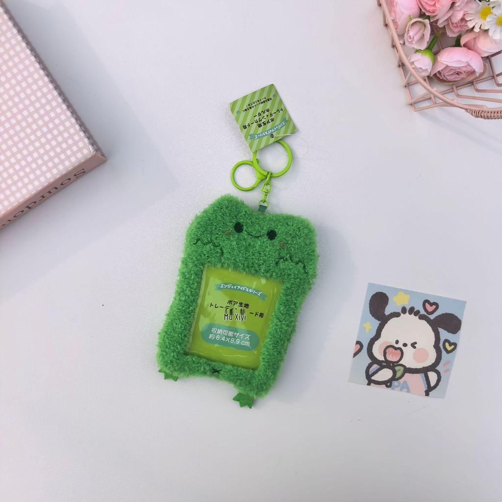 My Melody & KT Cat Plush Card Holder Pendant