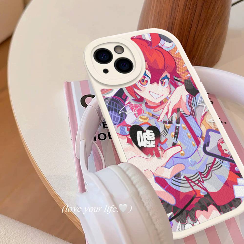 Popular Virtual Singer Kasane Teto Anime Phone Case Hard Leather For IPhone 16 15 14 13 12 Mini 11 14 Pro Max Xs X Xr 7 8 Plus