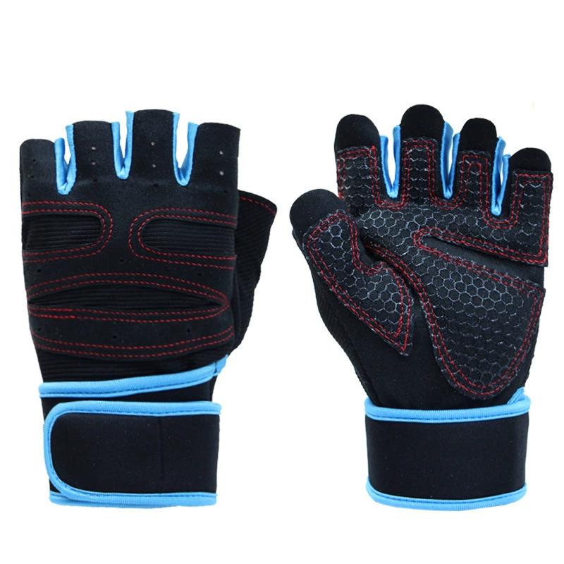 Professional Sports Fitness Gloves for Men Women Breathable Wrist Bracers Riding Training Equipment Durable Palm Protection